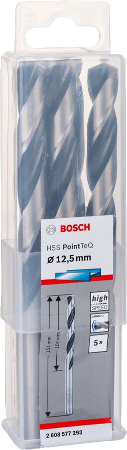 Bosch - HSS-PointeQ Metal Matkap Ucu 12,5 mm 5'li