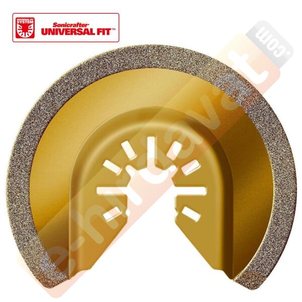 WORX WA4977 Çok Amaçlı Raspalama Makinası İçin 63mm 180˚ Beton, Fayans Derz Arası Universal Temizleme/Kesme Karbür Bıçağı