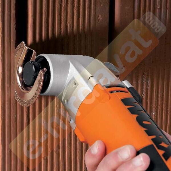 WORX WA4977 Çok Amaçlı Raspalama Makinası İçin 63mm 180˚ Beton, Fayans Derz Arası Universal Temizleme/Kesme Karbür Bıçağı