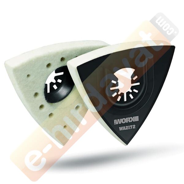 WORX WA2172 Çok Amaçlı Raspalama Makinası İçin 75x75mm Universal Parlatma Keçesi