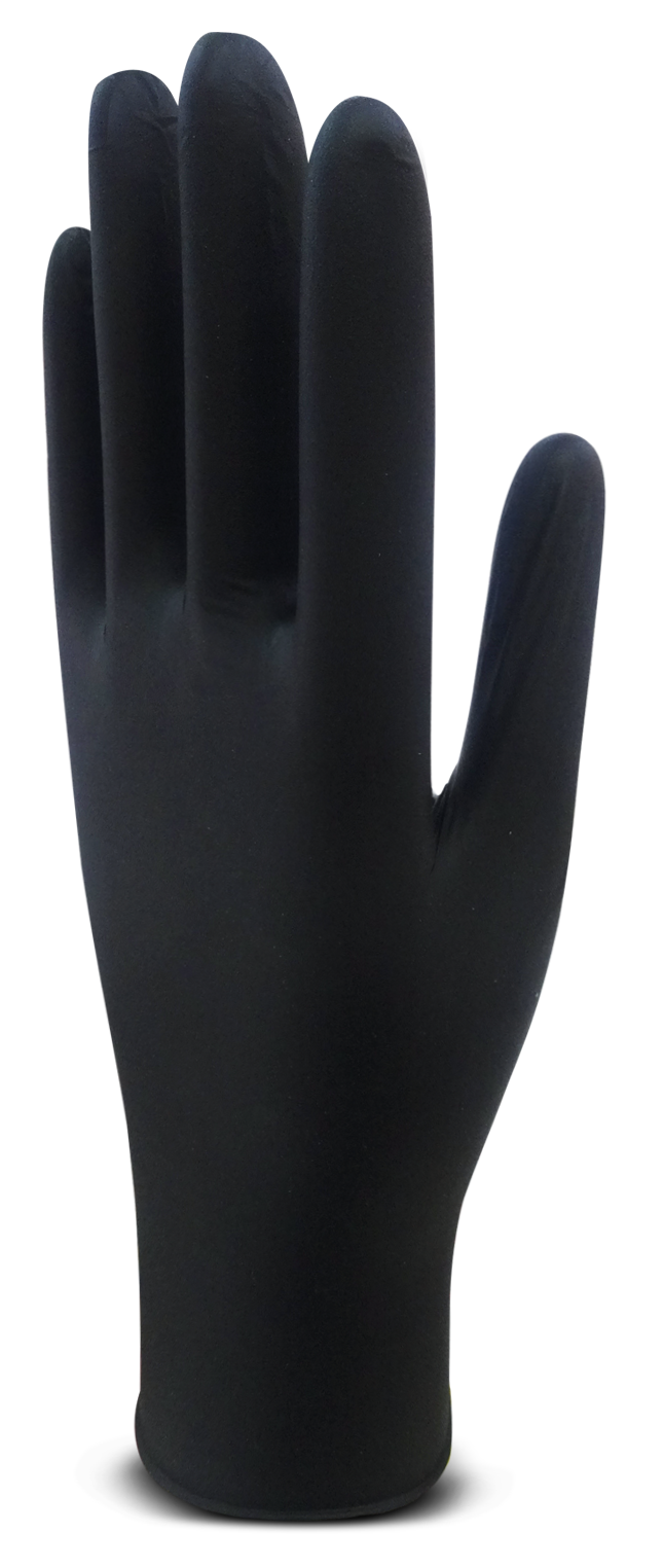 BEYBİ NJOY Pudrasız Siyah Muayene Eldiveni (Medium)