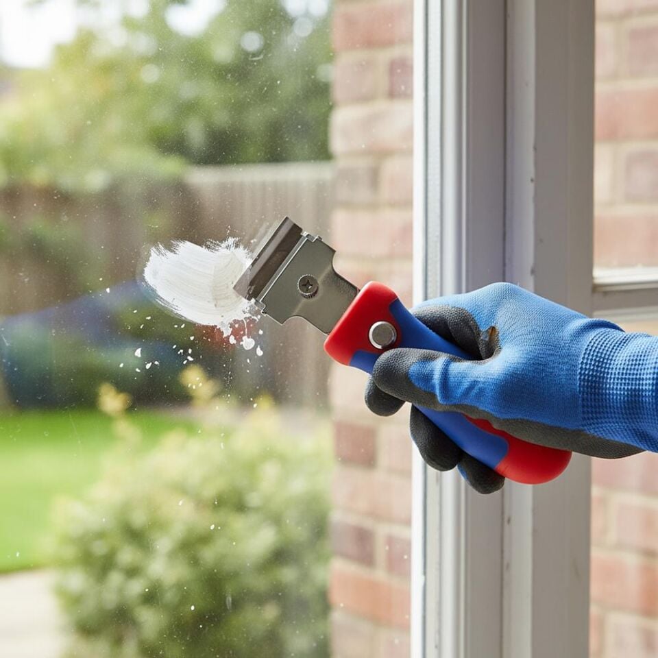 WORKPRO WP219004 40mm Geri Çekilebilir Profesyonel Kazıyıcı + 4 Parça Kazıma Bıçak Seti