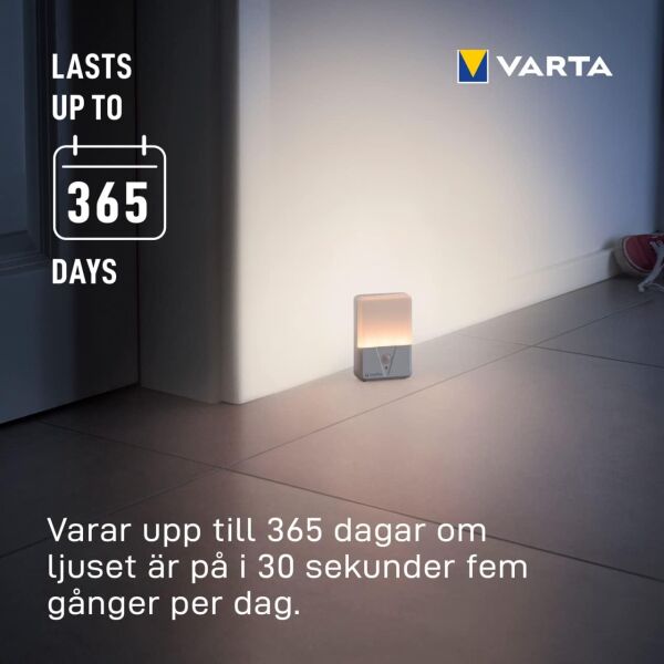 VARTA Hareket Sensörlü Led Gece Lambası 3xAAA (16624101421)