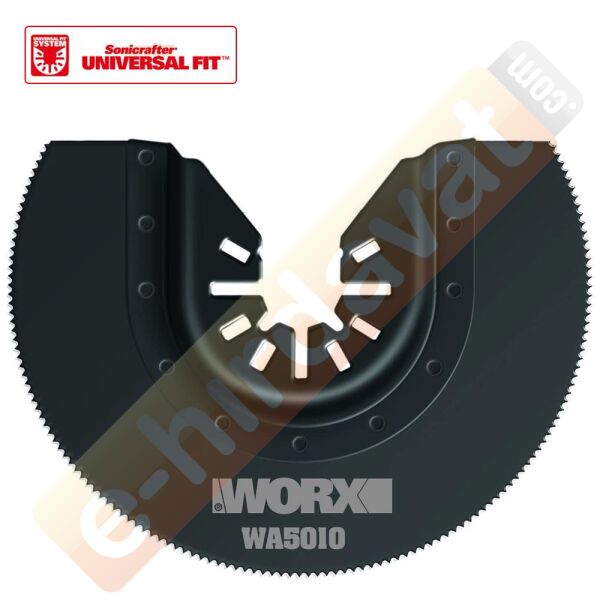 WORX WA5010 Çok Amaçlı Raspalama Makinası İçin 80mm 180˚ Metal, Ahşap, Fiberglas, PVC Universal Kesme Bıçağ
