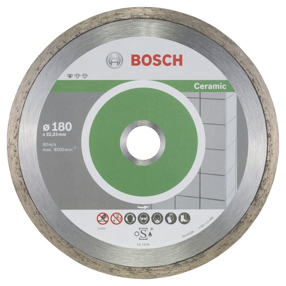 Bosch Aksesuarlar Bosch - Standard Seri Seramik İçin, 9+1 Elmas Kesme Diski Set 180 mm