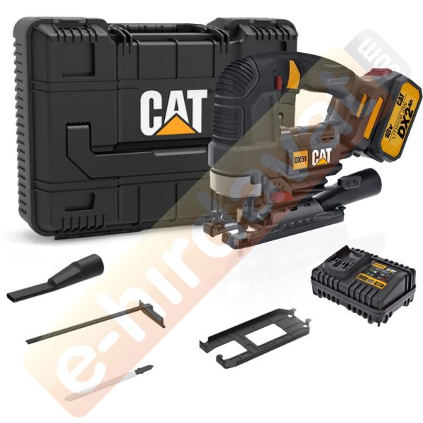 CAT DX51 18Volt/4.0Ah Li-ion Tek Akülü Profesyonel Kömürsüz Dekupaj Testere