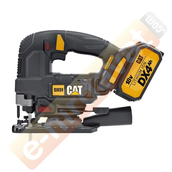 CAT DX51 18Volt/4.0Ah Li-ion Tek Akülü Profesyonel Kömürsüz Dekupaj Testere