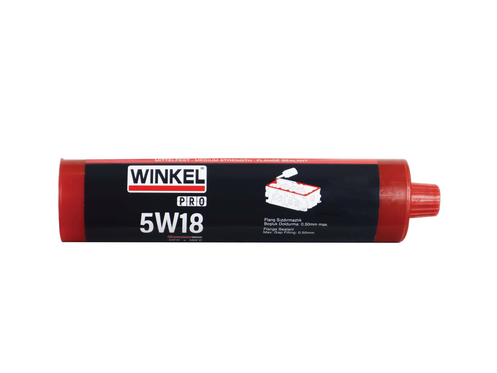 WINKEL PRO 5W18 Flanş Sızdırmazlık Contalama Orta Mukavemet 250 ml x 5li paket