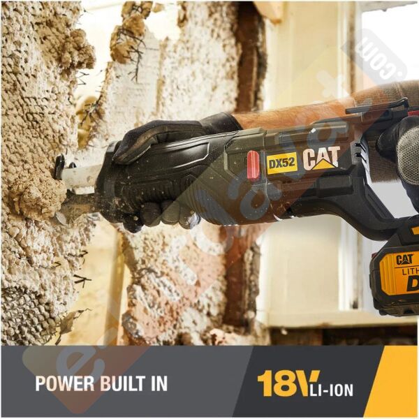 CAT DX52 18Volt/4.0Ah Li-ion Tek Akülü Profesyonel Tilki Kuyruğu Testere