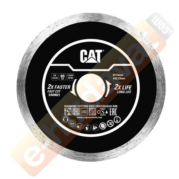 CAT DA09021 110mm Profesyonel Fayans, Seramik, Mermer Elmas Kesme Diski