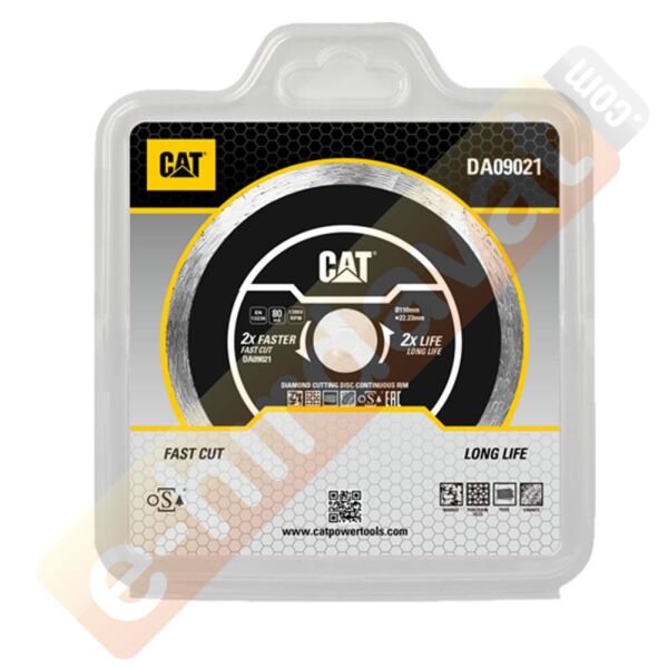 CAT DA09021 110mm Profesyonel Fayans, Seramik, Mermer Elmas Kesme Diski