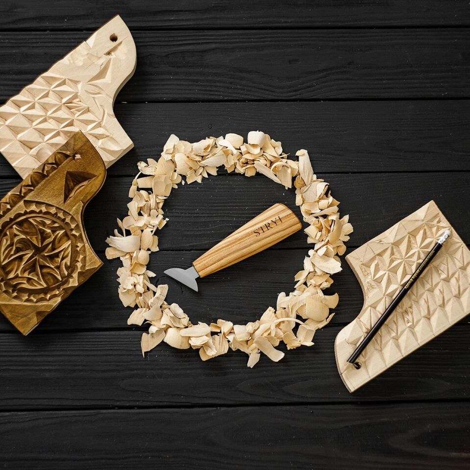 STRYI 187040 Ahşap Oyma Bıçağı 40 mm