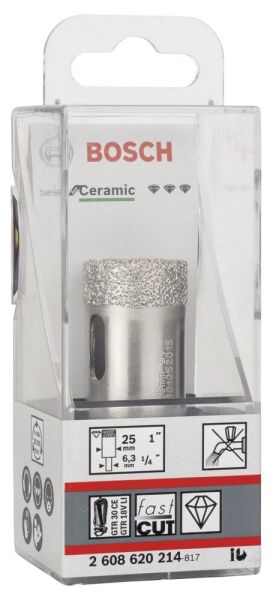 Bosch Aksesuarlar Bosch - Best Serisi, GTR 30 İçin Seramik Kuru Elmas Delici 25*35 mm