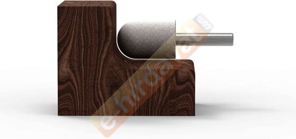 KUTZALL BNX-34-C Ekstra Kalın Diş Oval Başlı Törpü (6.3 mm Sap)
