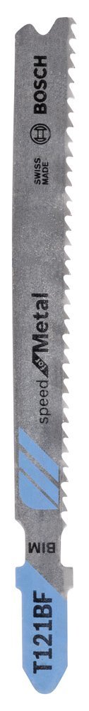 Bosch Aksesuarlar Bosch - Hızlı Kesim Serisi Metal İçin T 121 BF Dekupaj Testeresi Bıçağı - 3'Lü Paket