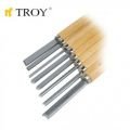 Troy 25008 Ahşap Torna Bıçak Seti (8 Parça)