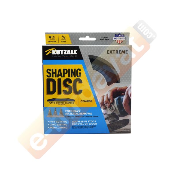 KUTZALL Extreme SD412X90 Kalın Diş Çanak Törpü 115 mm (Taşlama İçin)