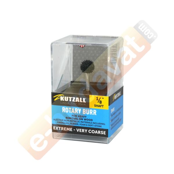 KUTZALL SX-38-EC Ekstra Kalın Diş Yuvarlak Top Törpü (3.1 mm Sap)