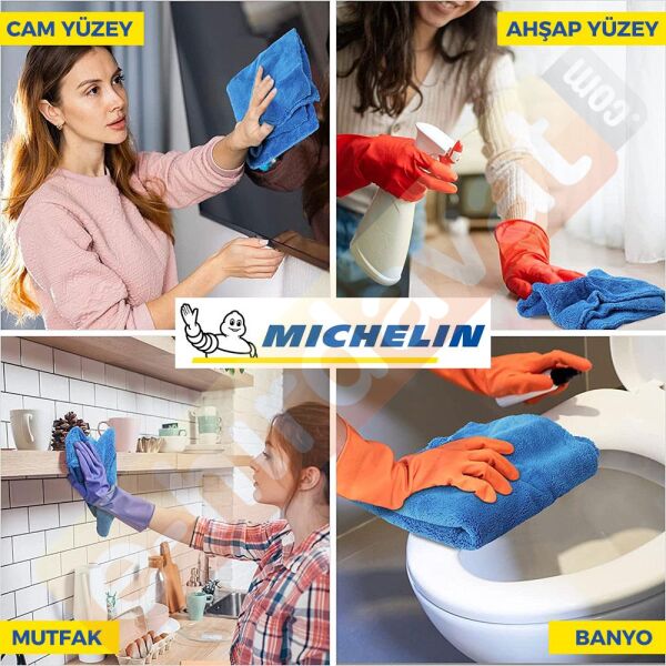 Michelin MC42118 40X30cm Süper Emici Mikrofiber Havlu, 5 Adet