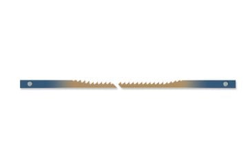 Pegas Regular Pin Sonlu Düz Kıl Testere Bıçağı 0.25 x 2mm - 25TPI - 6'lı Paket