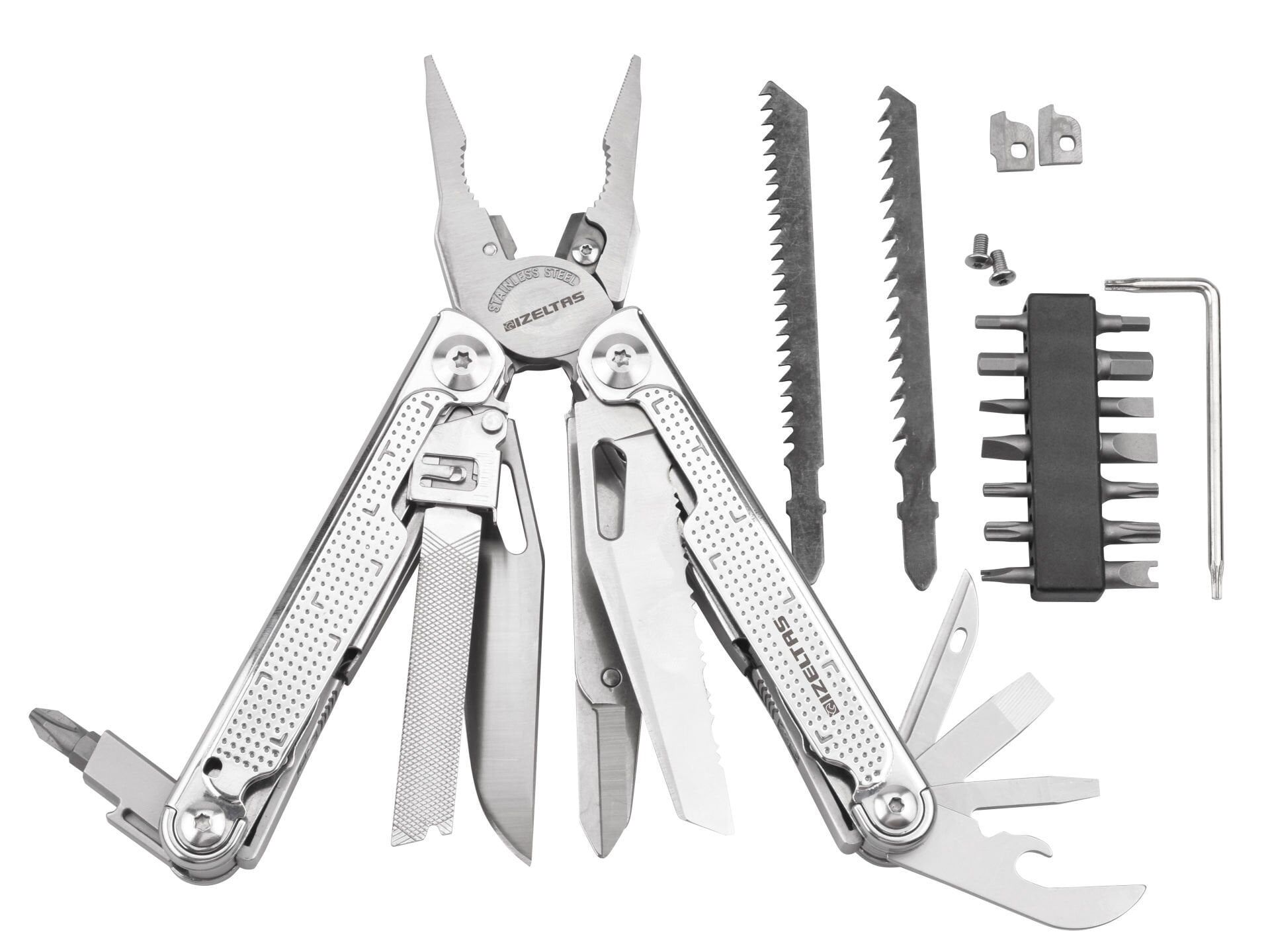 İZELTAŞ Multi Pro Tool 15 Fonksiyonlu Katlanır Multi Pense Seti