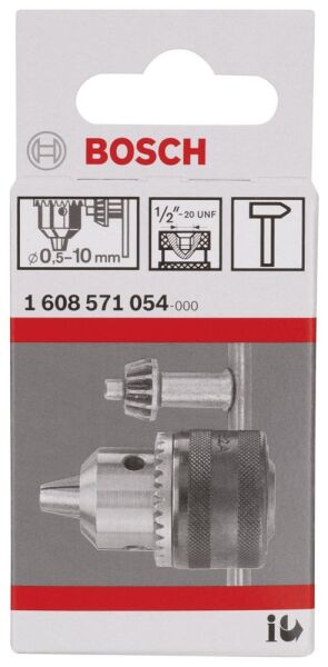Bosch Aksesuarlar Bosch - 1-10 mm - 1/2''-20 Anahtarlı Mandren