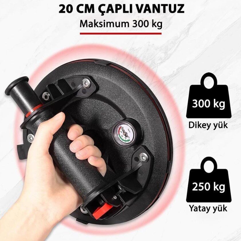 NEXON HEINZ 6273 Hava Pompalı Taşıma Vantuzu Göstergeli 20 cm