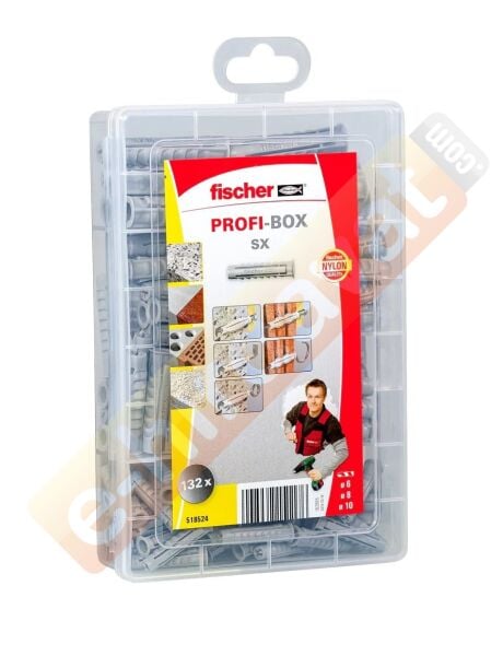 FISCHER SX 6-8-10 Plastik Dübel Seti 132 Parça