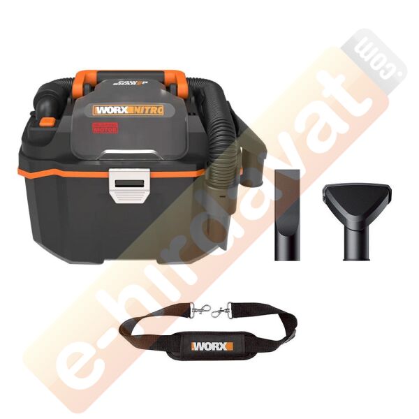 WORX WX031.9 20Volt 200W/16Kpa Li-ion Kömürsüz Flexi Esnek Hortumlu Islak/Kuru Süpürge & Üfleme (Akü Dahil Değildir)