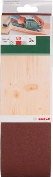 Bosch Aksesuarlar Bosch - Tank Zımpara Kağıdı 3'lü, 75 x 533 mm 80 Kum