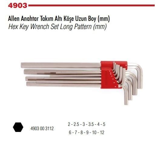 İzeltaş Uzun Boy Alyan Takımı 12 Parça(4903 00 3112)