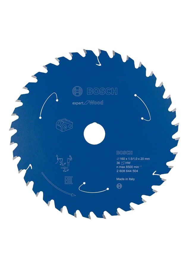 Bosch Aksesuarlar Bosch - Expert for Serisi Ahşap için Akülü Daire Testere Bıçağı 160*20 mm 36 Diş