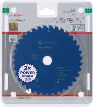 Bosch Aksesuarlar Bosch - Expert for Serisi Ahşap için Akülü Daire Testere Bıçağı 160*20 mm 36 Diş
