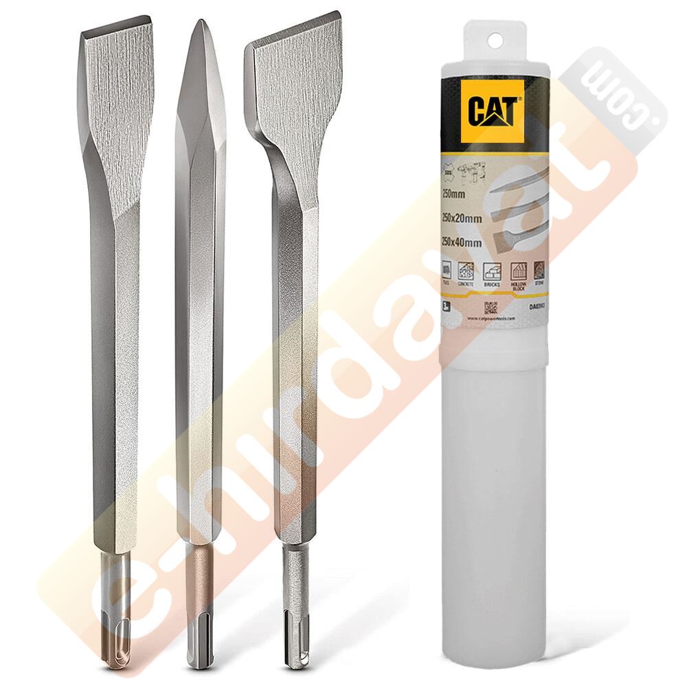 CAT DA03903 SDS Plus 3 Parça Profesyonel Murç/Keski Kırıcı Uç Seti