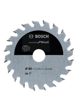 Bosch Aksesuarlar Bosch - Standard for Serisi Ahşap için Akülü Daire Testere Bıçağı 85*15 mm 20 Diş