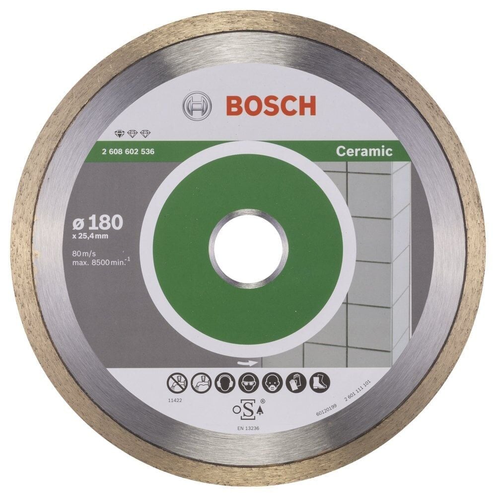 Bosch Aksesuarlar Bosch - Standard Seri Seramik İçin Elmas Kesme Diski 180 mm