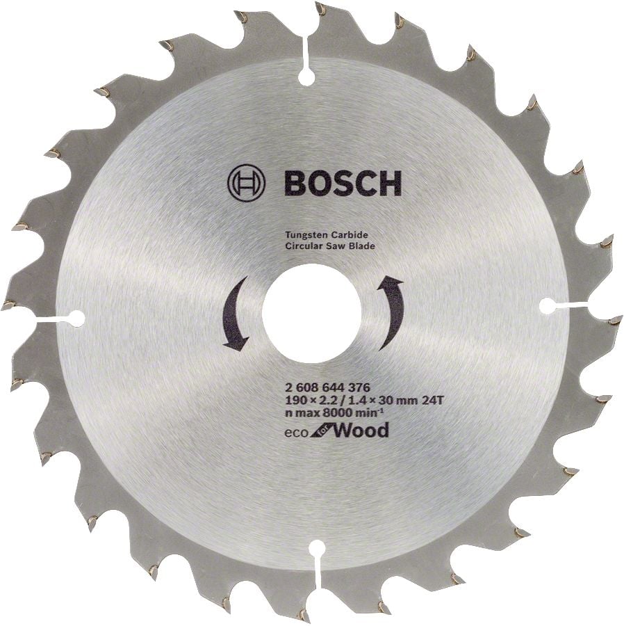 Bosch Aksesuarlar Bosch - Ekonomik Seri 190*30 mm 24 Diş 10'lu  Daire Testere Bıçağı