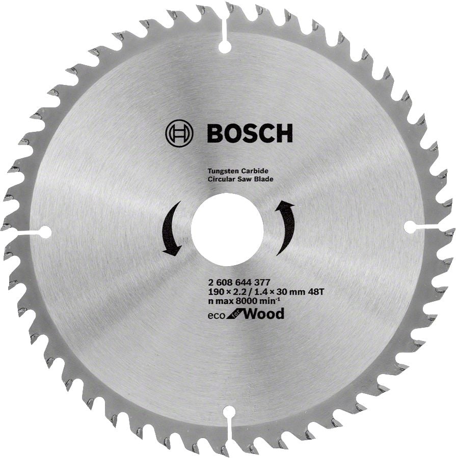 Bosch Aksesuarlar Bosch - Ekonomik Seri 190*30 mm 48 Diş 10'lu  Daire Testere Bıçağı