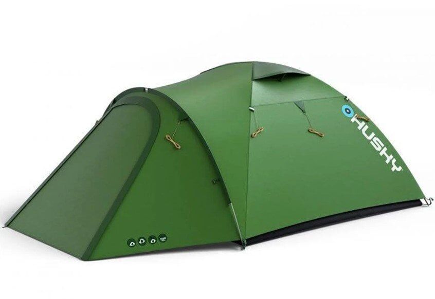 HUSKY Baron 4 Mevsim 4 Kişilik Kamp Çadırı (Yeşil)