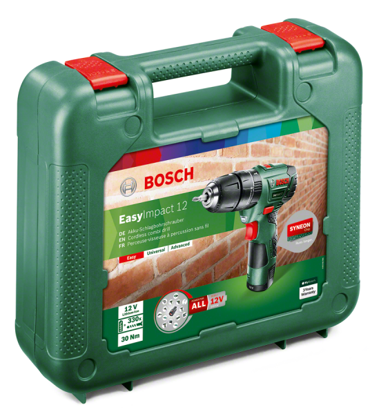 Bosch Easy Impact 12  Darbeli Matkap(2,5 AH Tek Akü)