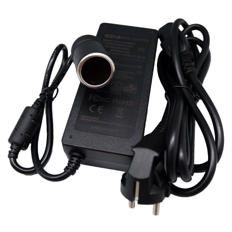 ICECO 220 Volt-12 Volt Dönüştürücü Adaptör 6 Ah (YCD80W)