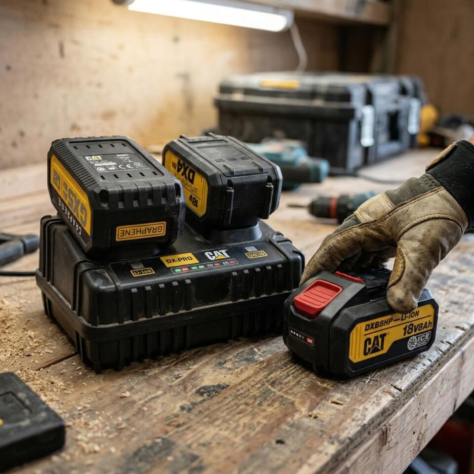 CAT DXC152 18Volt Li-ion ONE FOR ALL Profesyonel İkili Hızlı Akü Şarj Cihazı