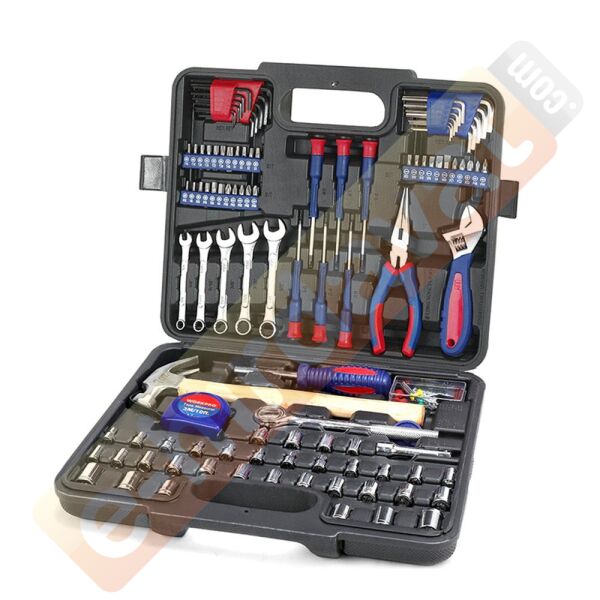 WORKPRO WP209022 165 Parça Profesyonel Tamir/Bakım Alet ve 1/4’’- 3/8’’ Lokma Seti