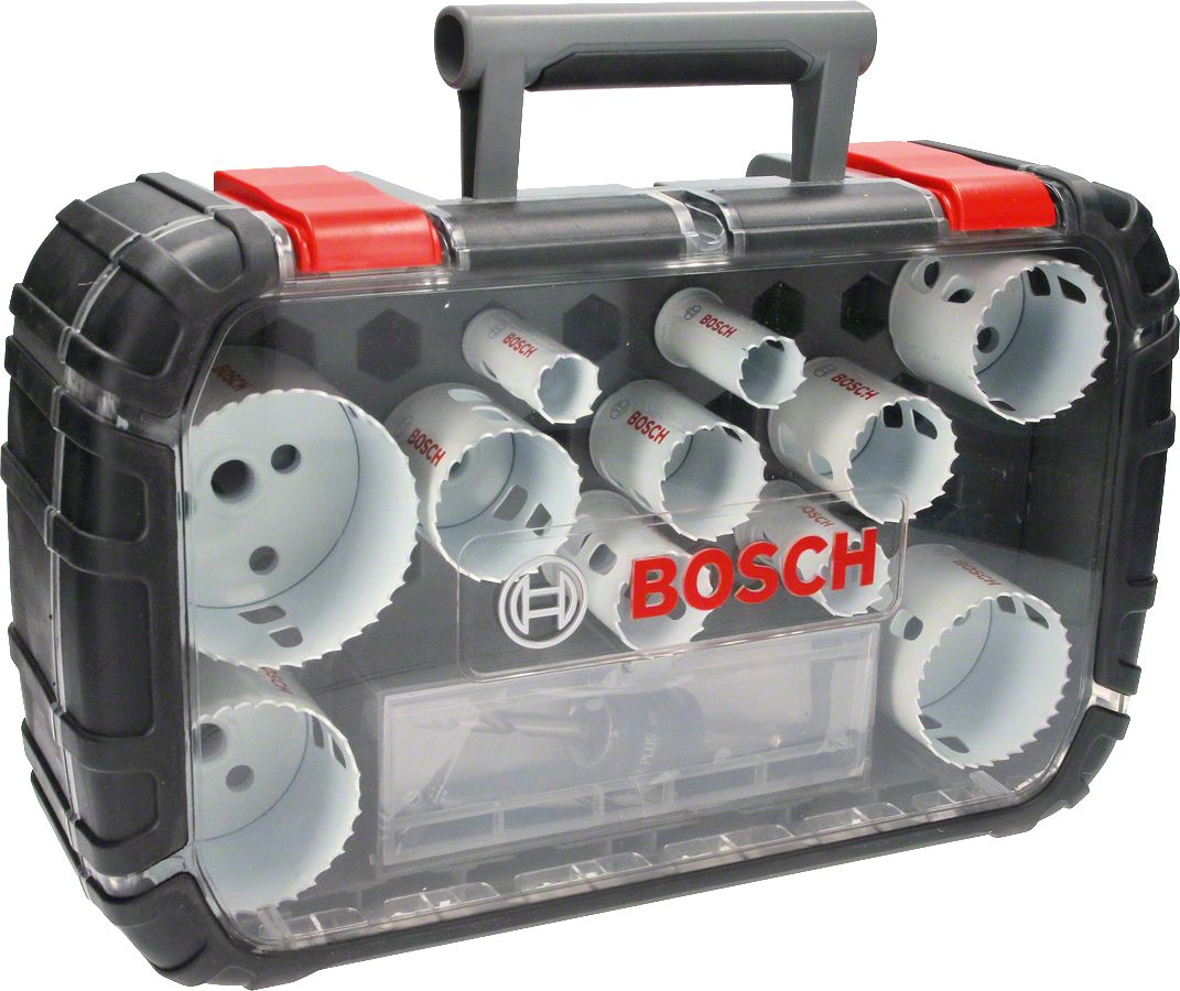 Bosch Aksesuarlar Bosch - Yeni Progressor Serisi Delik Açma Testeresi (Panç) Seti 14 Parça Ø 20-22-25-32-35-40-44-51-60-64-76 mm