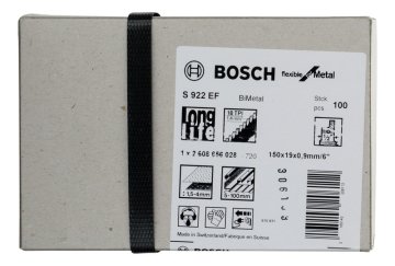 Bosch S 922 EF Flexible for Metal 100'lü
