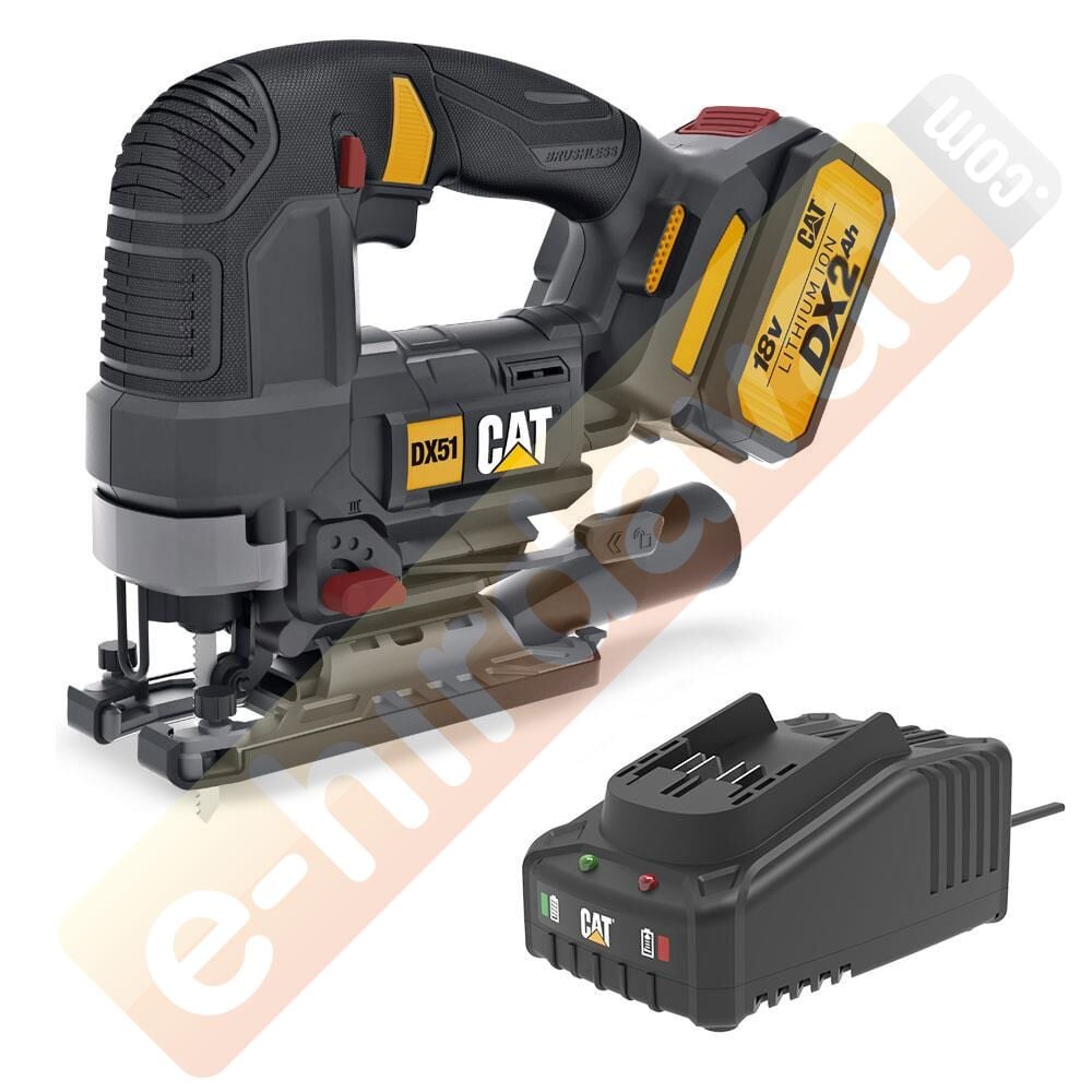 CAT DX51BC 18Volt 2.0Ah Li-ion Tek Akülü Profesyonel Kömürsüz Dekupaj Testere