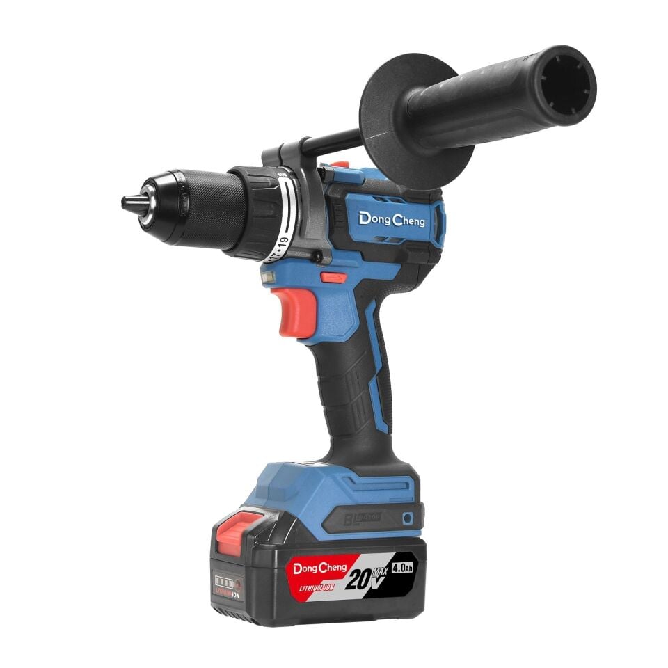 DONG CHENG DCJZ20160i Şarjlı Darbeli Matkap 20 Volt 4 Amper Çİft Akülü