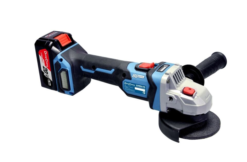DONG CHENG DCSM04-125 Şarjlı Avuç Taşlama 20 Volt 4 Amper Çift Akülü