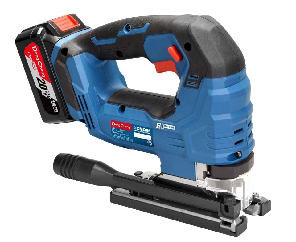 DONG CHENG DCMQ85 Şarjlı Dekupaj Testere 20 Volt 4 Amper Çift Akülü