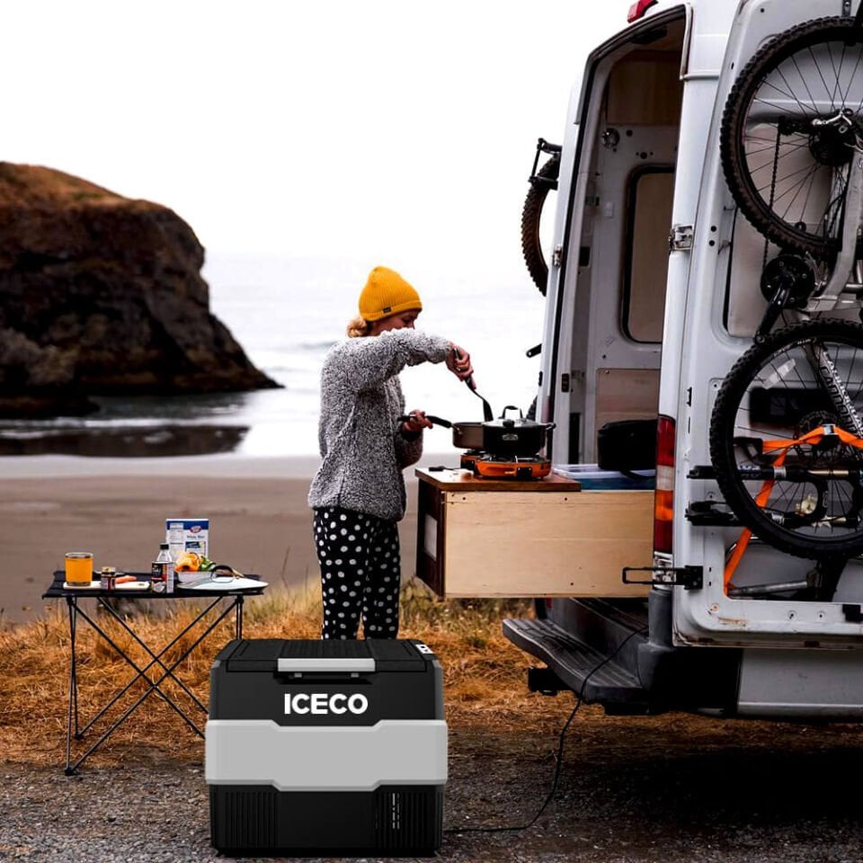 ICECO YCD60S Kompresörlü Araç Buzdolabı 56 Litre 12/24 Volt